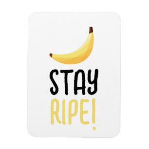 Lustige Retro-Bananen-Partygeschenke-Wortspiele Ed Magnet