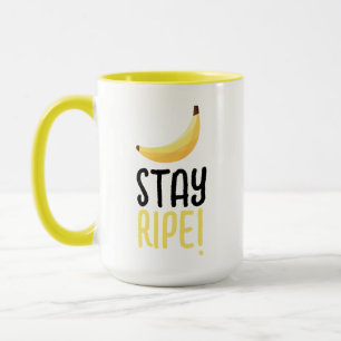 Lustige Retro-Bananen-Partygeschenke-Wortspiele Ed Tasse