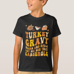 Lustige Retro-Erntedankfest Herbst Groovy Feiertag T-Shirt