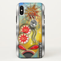 Lustige Retro Flipperautomat-Maschine