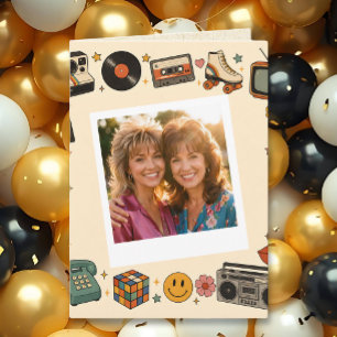 Lustige Retro-Foto-Vorlage Alles Gute zum Geburtst Karte
