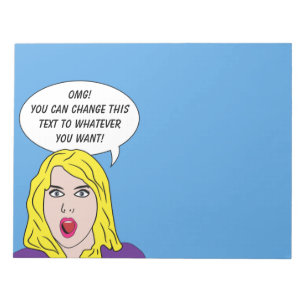 LUSTIGE RETRO FRAUEN-Gewohnheitsnotizblöcke Notizblock