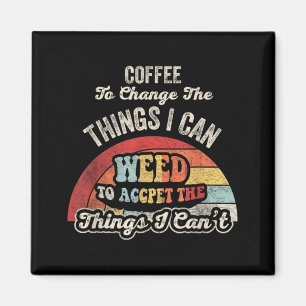 Lustige Retro-Kaffee-Sprüche Vintage-Sonnenunterga Magnet