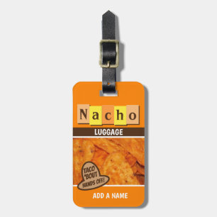 Lustige Retro Nacho Gepäckanhänger