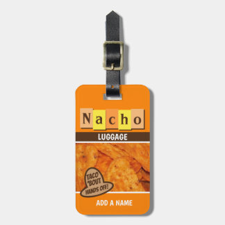 Lustige Retro Nacho Gepäckanhänger