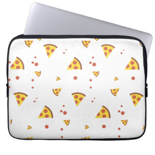 Lustige Retro-Peperoni-Pizza im minimalistischen M Laptopschutzhülle