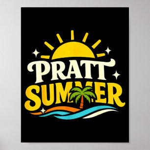 Lustige Retro-Pratt-Sommer-Kalifornien-politisch Poster