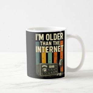 Lustige Retro-Sprüche Vintage Humor Internet-Nosta Kaffeetasse