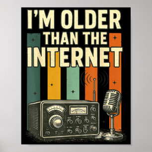 Lustige Retro-Sprüche Vintage-Humor Internet-Nosta Poster