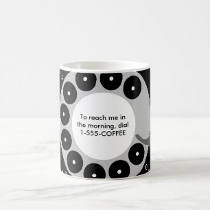 Lustige Retro Telefon-Kaffee-Tasse Tasse