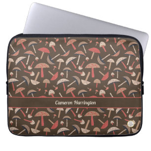 Lustige Retro Vintage-inspirierte personalisierte Laptopschutzhülle