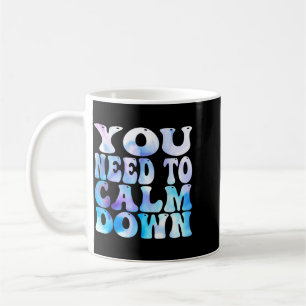 Lustige Retro-Zitate Müssen Ruhig Bleiben Cool Gro Kaffeetasse