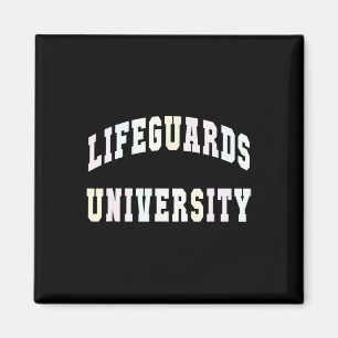Lustige Rettungsschwimmer Universität Strandtrip S Magnet