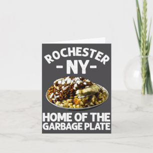 Lustige Rochester Ny Müllplatte Geschenk Cool New  Karte