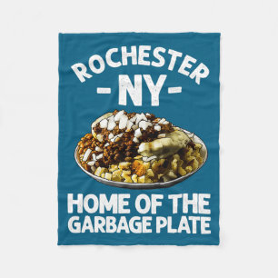 Lustige Rochester Ny Müllplatte Geschenk Coole Neu Fleecedecke