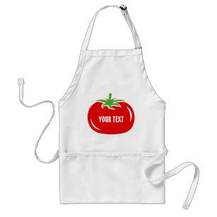 Lustige rote Tomateküchen-Schürze für Männer und Schürze