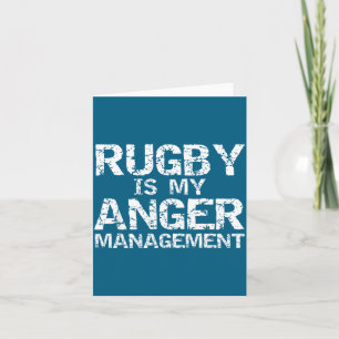 Lustige Rugby-Zitat Vintage-Geschenk Rugby Ist Mei Karte
