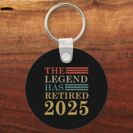 lustige Ruhestand Die Legende hat 2025 aufgelöst Schlüsselanhänger