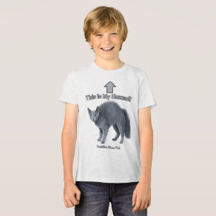 Lustige Russische Blaue Katze – Das ist mein Mensc Tri-Blend Shirt