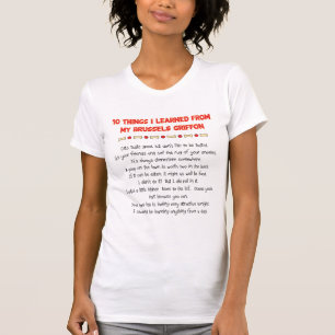 Lustige Sachen I gelernt von meinem Brüssel T-Shirt