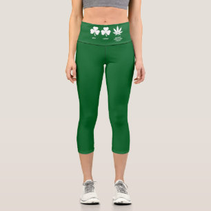 Lustige Saint Patricks-Party für Männer Capri Leggings
