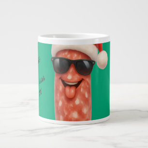 Lustige Salamander Küsse Weihnachten Jumbo-Tasse