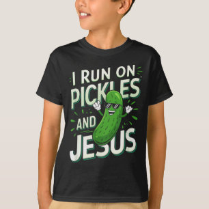 Lustige Salzgurke Gurke Ich Laufe Auf Salzgurken U T-Shirt
