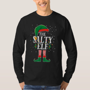 Lustige salzige Elf-Familien-Gruppen-Weihnachts-Pa T-Shirt