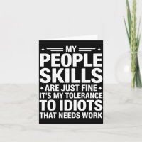Lustige sarkastische Aussage Humor Introvertierter
