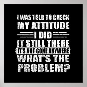 lustige sarkastische introvertierte Redewendungen Poster