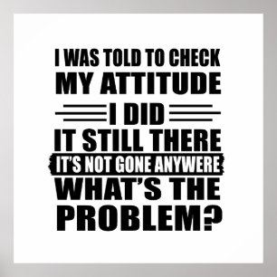 lustige sarkastische introvertierte Redewendungen Poster