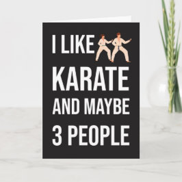 Lustige Sarkastische Karate-Karten Kampfsport Kämp Karte