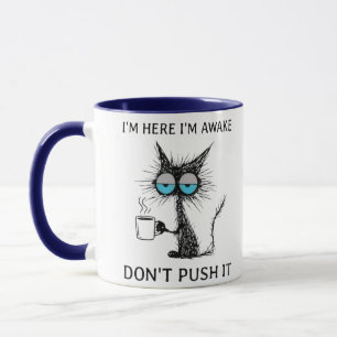 Lustige sarkastische Katze Kollegen M Tasse