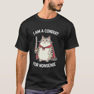 Lustige sarkastische Katze u2013 Ich bin ein Kanal T-Shirt
