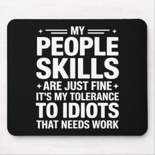 Lustige sarkastische Redewendung Humor Introvert A Mousepad