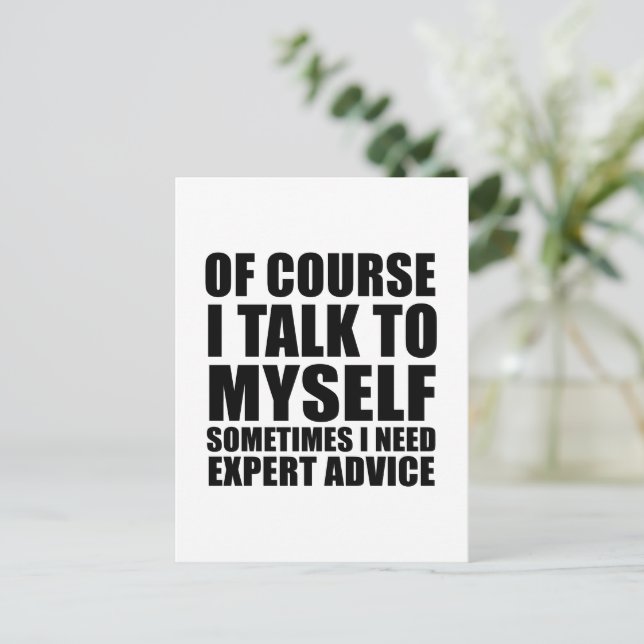 lustige sarkastische Redewendungen Erwachsenenhumo Postkarte (Stehend Vorderseite)