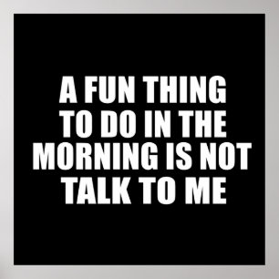 lustige sarkastische Redewendungen Poster