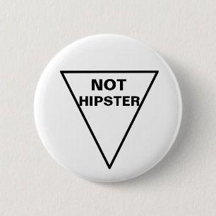 Lustige sarkastische Schwarz-weiße Buttone Button
