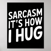 Lustige sarkastische Typografie Humor Zitat