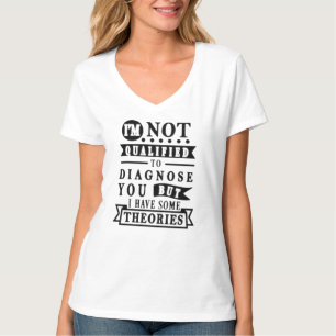 Lustige sarkastische Typografie T-Shirt