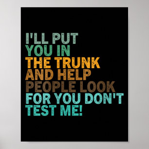 Lustige sarkastische Zitate für Frauen Cool Humor Poster