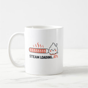 Lustige Sauna-Liebhaber-Kaffeetasse - Dampf wird g Kaffeetasse