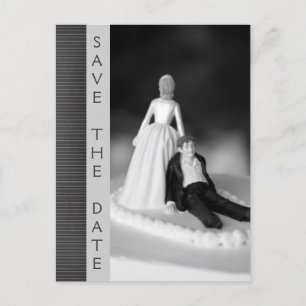 Lustige Save-The-Date-Ankündigungen Ankündigungspostkarte