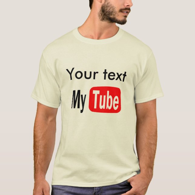 Lustige Schablone YouTube, tun es sich, populär T-Shirt (Vorderseite)