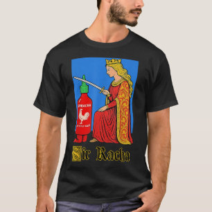 Lustige scharfe Soße mittelalterliche Kunst T-Shirt