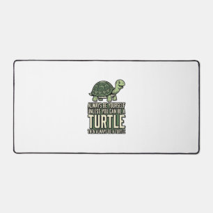 Lustige Schildkröte Sei Selbst Vintage-Shirt-Desig Schreibtischunterlage