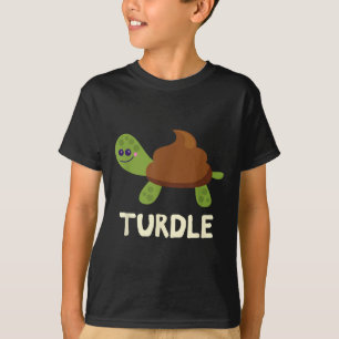 Lustige Schildkröten-Kot-Emoticon  T-Shirt