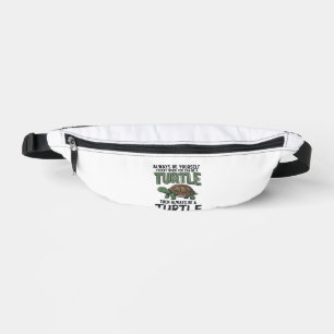 Lustige Schildkröten-Zitat Vintage-Vektordesign_1 Bauchtasche