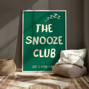 Lustige Schlaf-Wandkunst Minimalistische Typografi Poster