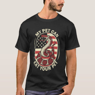 Lustige Schlange Reptilienliebhaber Männer Frauen  T-Shirt